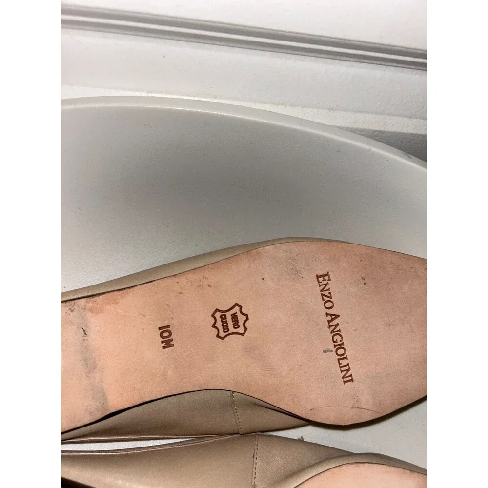 Enzo Angiolini Women’s Vintage NWOT Square Toe Mule Flat size 10 Genuine Leather